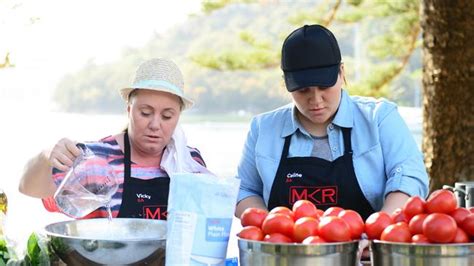 celine mkr|My Kitchen Rules contestant Celine Kaponias forced to quit after .